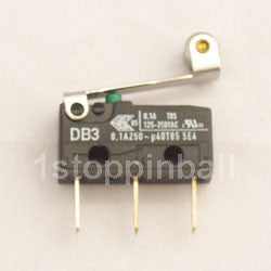 Sub-microswitch with Blade Rollover DB3