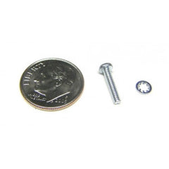 Williams/Bally #2-56 x 7/16" Microswitch Screw and Locking Washer