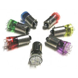 #44/#47 3-LED Super Bright Base Lamp - Various Colours